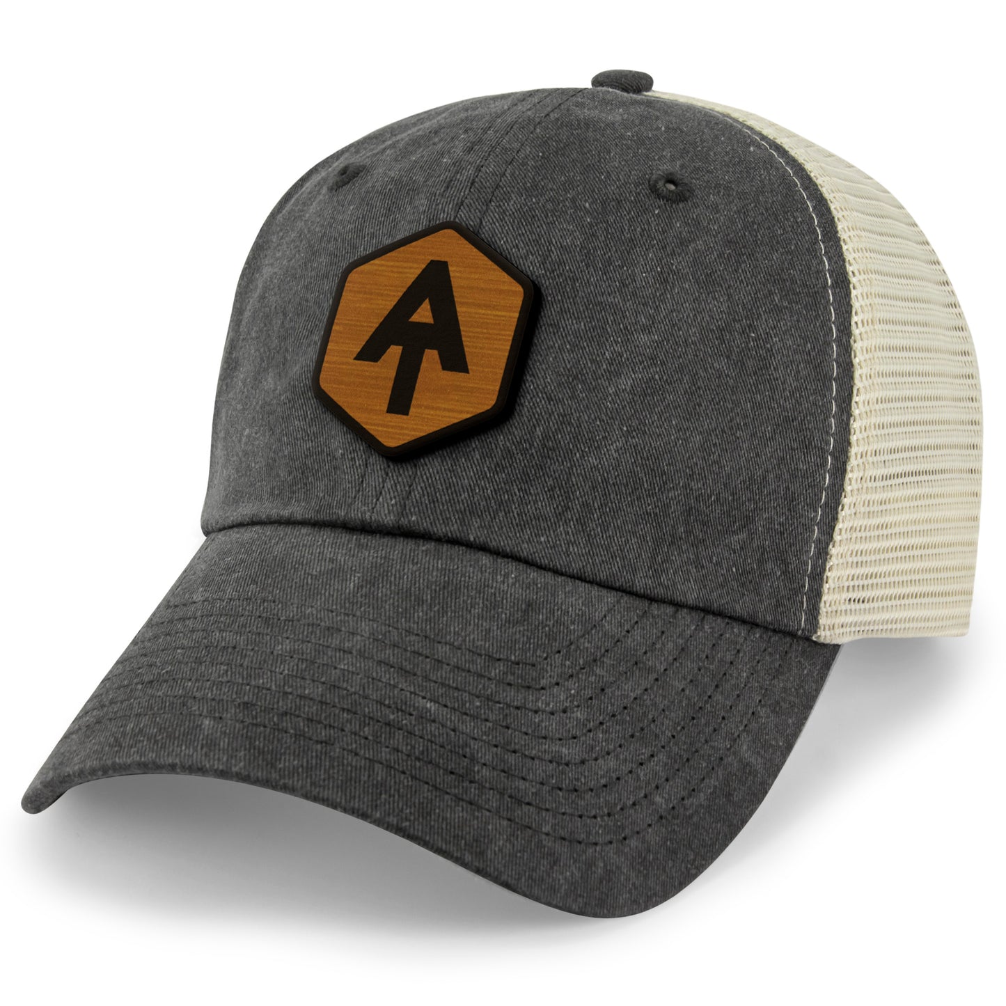 Appalachian Trail Wood Grain Patch Relaxed Trucker