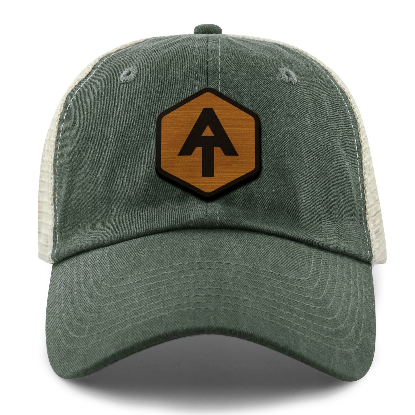 Appalachian Trail Wood Grain Patch Relaxed Trucker