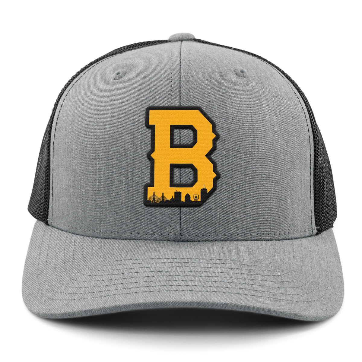 Boston B Skyline Black & Gold Classic Snapback Trucker