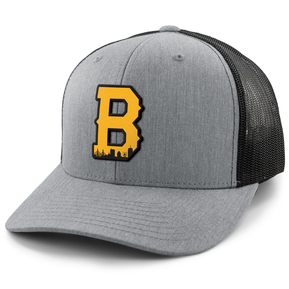 Boston B Skyline Black & Gold Classic Snapback Trucker