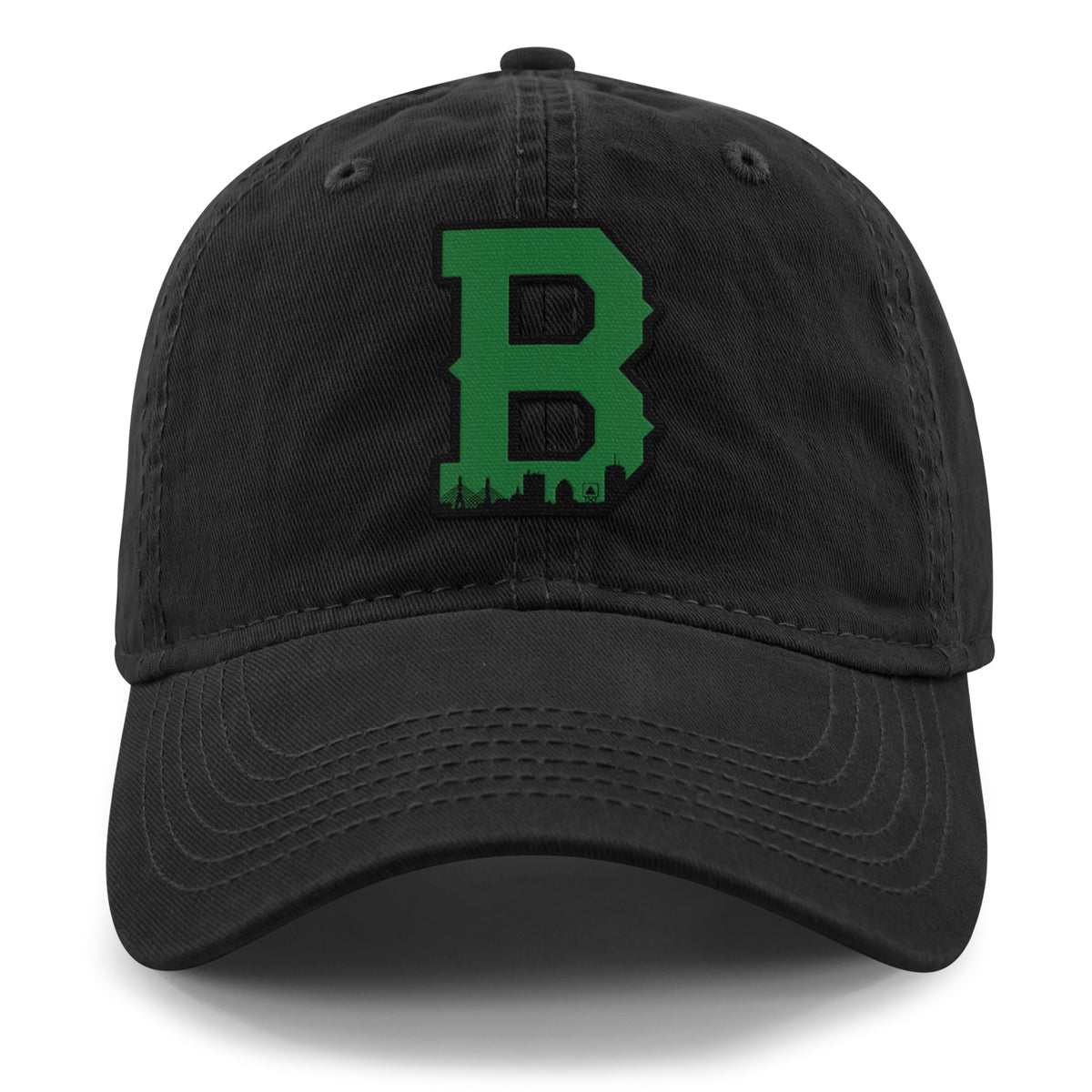 Boston B Green Skyline Dad Hat