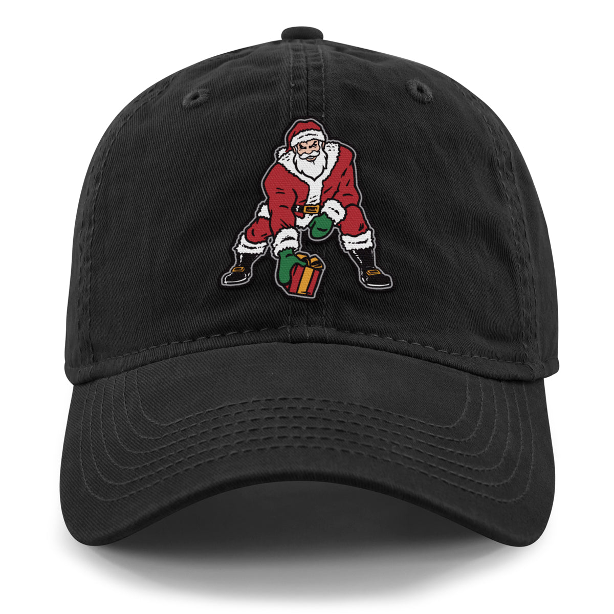 3 Point Stance Santa Dad Hat