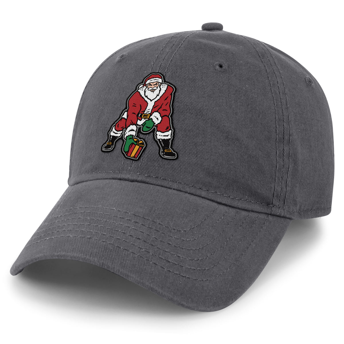 3 Point Stance Santa Dad Hat