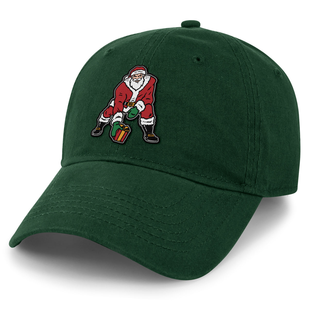 3 Point Stance Santa Dad Hat