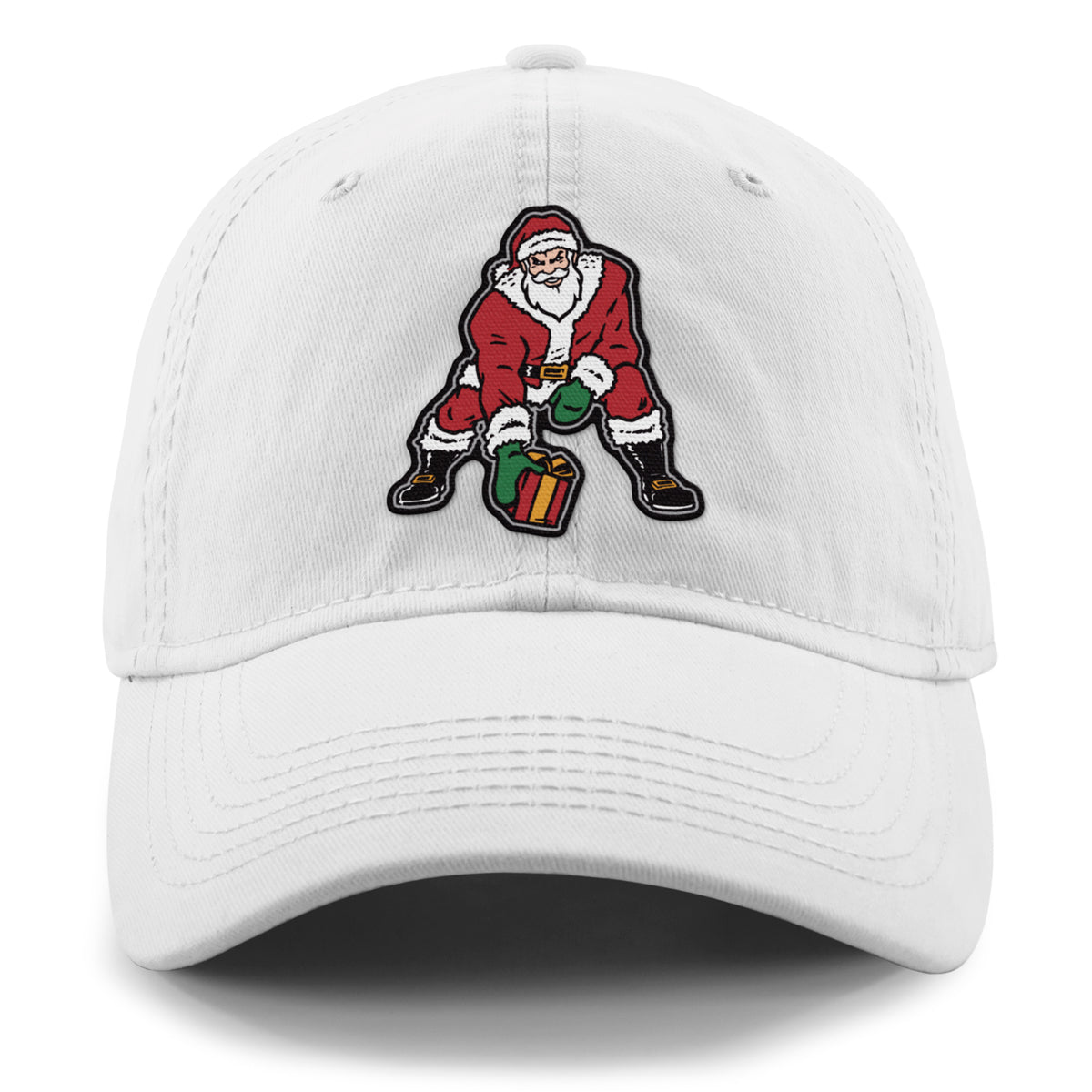 3 Point Stance Santa Dad Hat