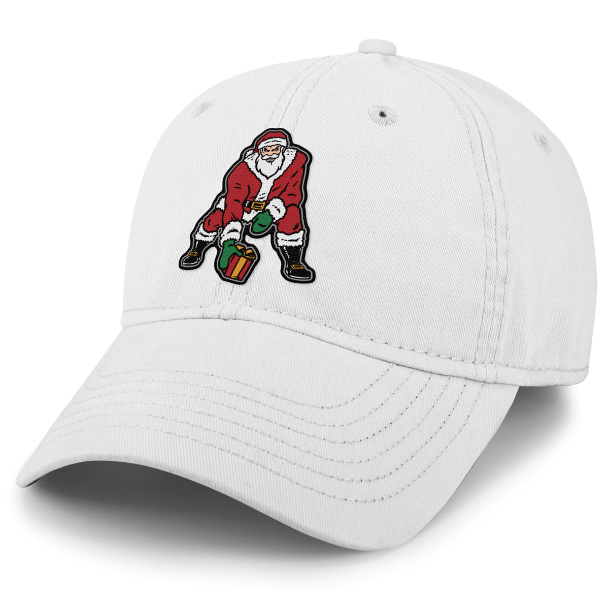 3 Point Stance Santa Dad Hat