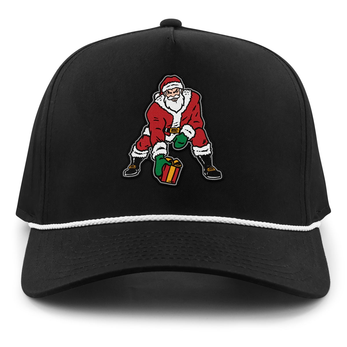 Santa 3 Point Stance Rope Performance Hat