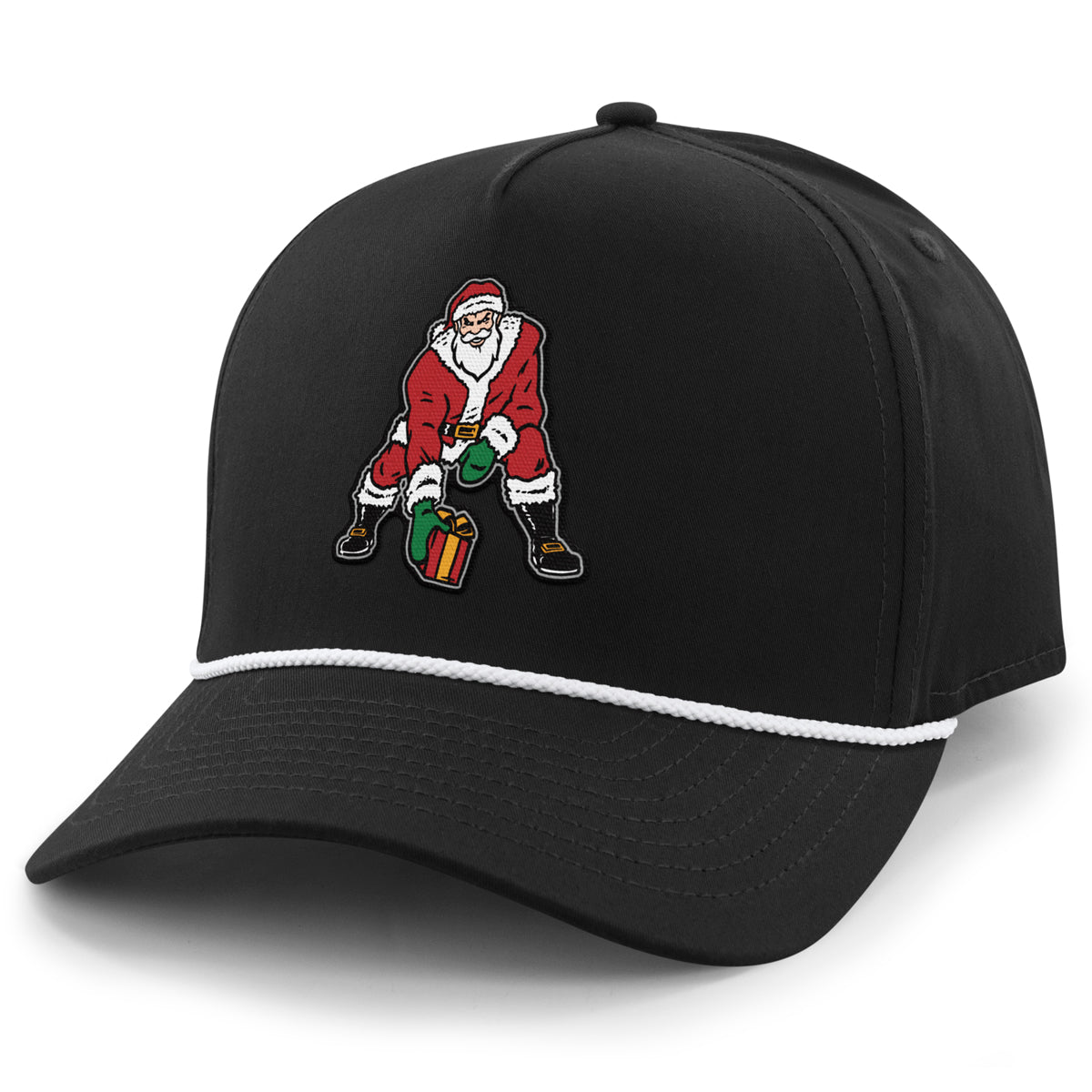 Santa 3 Point Stance Rope Performance Hat