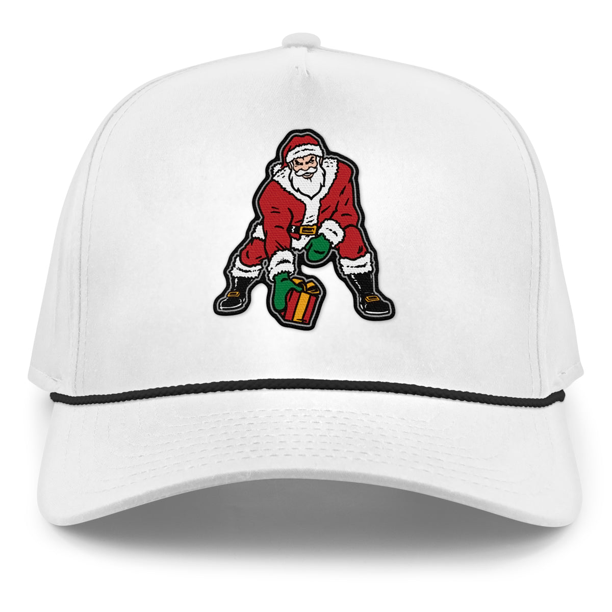 Santa 3 Point Stance Rope Performance Hat