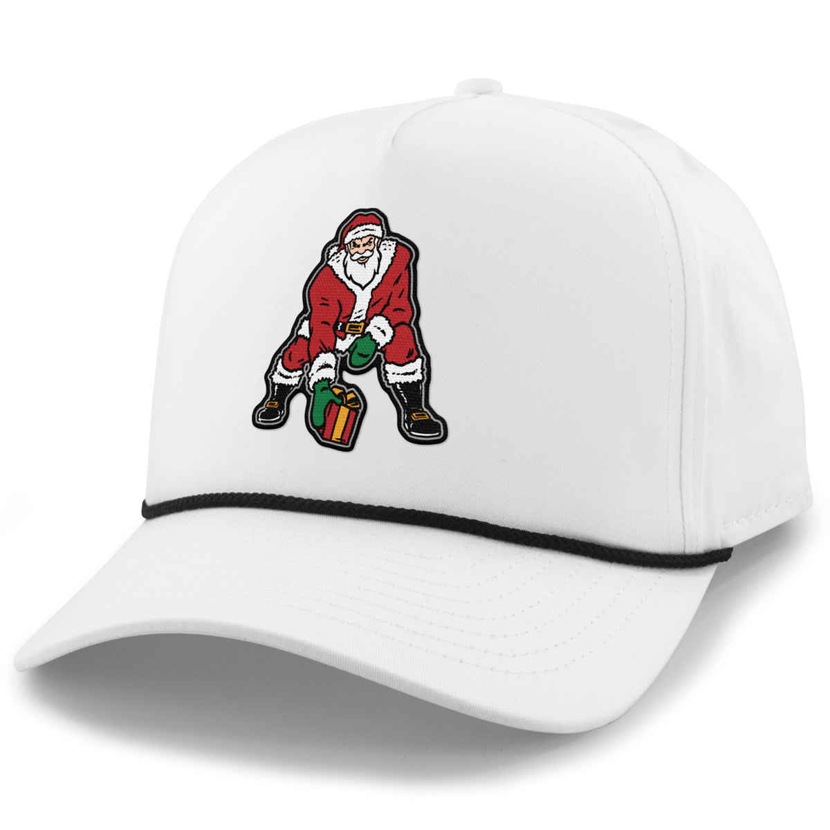 Santa 3 Point Stance Rope Performance Hat