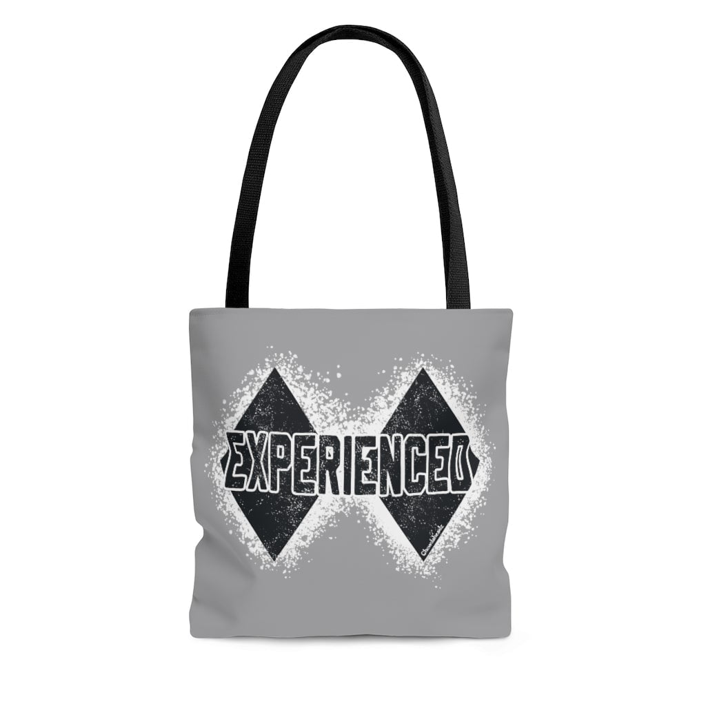 Experienced Double Black Diamond Tote Bag - Chowdaheadz