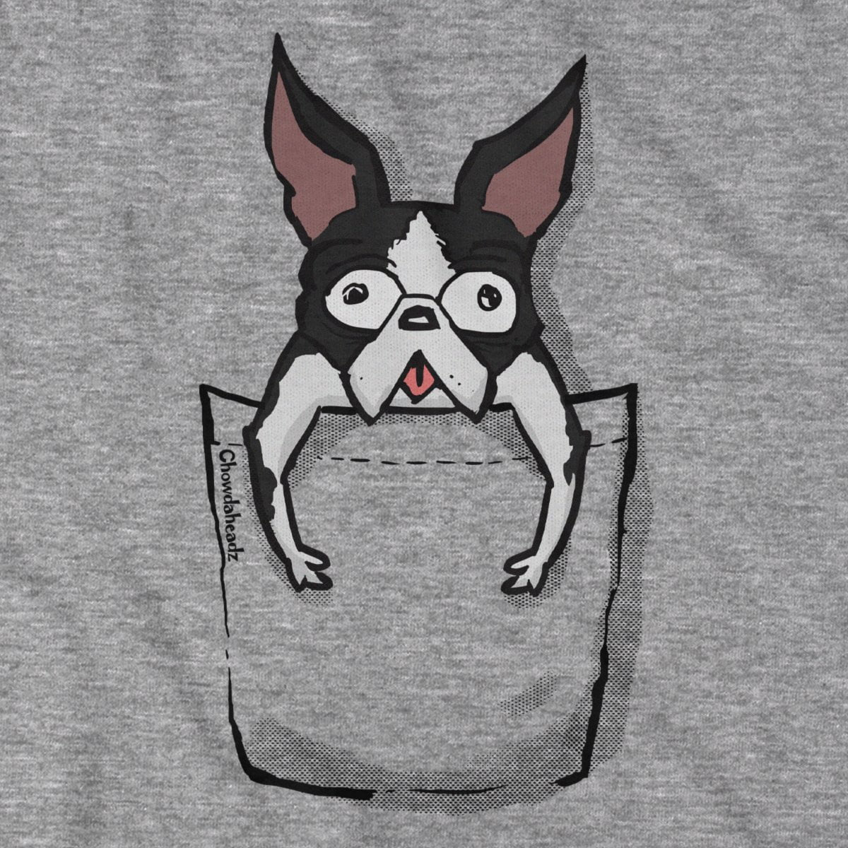 Pocket Terrier T-Shirt - Chowdaheadz