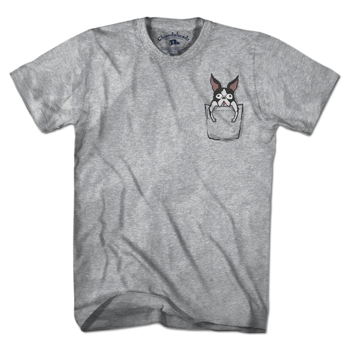 Pocket Terrier T-Shirt - Chowdaheadz