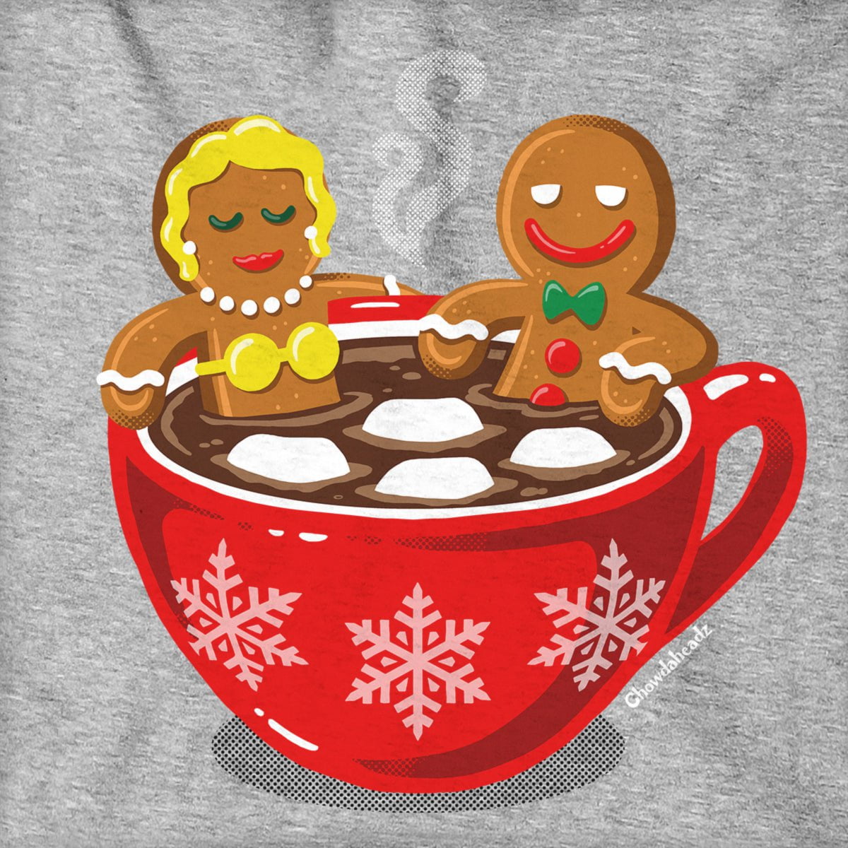 Gingerbread Hot Cocoa Tub Hoodie - Chowdaheadz