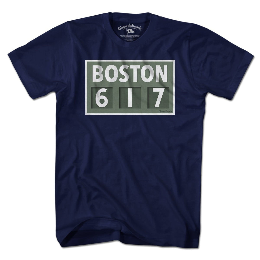 Chowdaheadz-T-Shirts Boston 617 Basketball T-Shirt