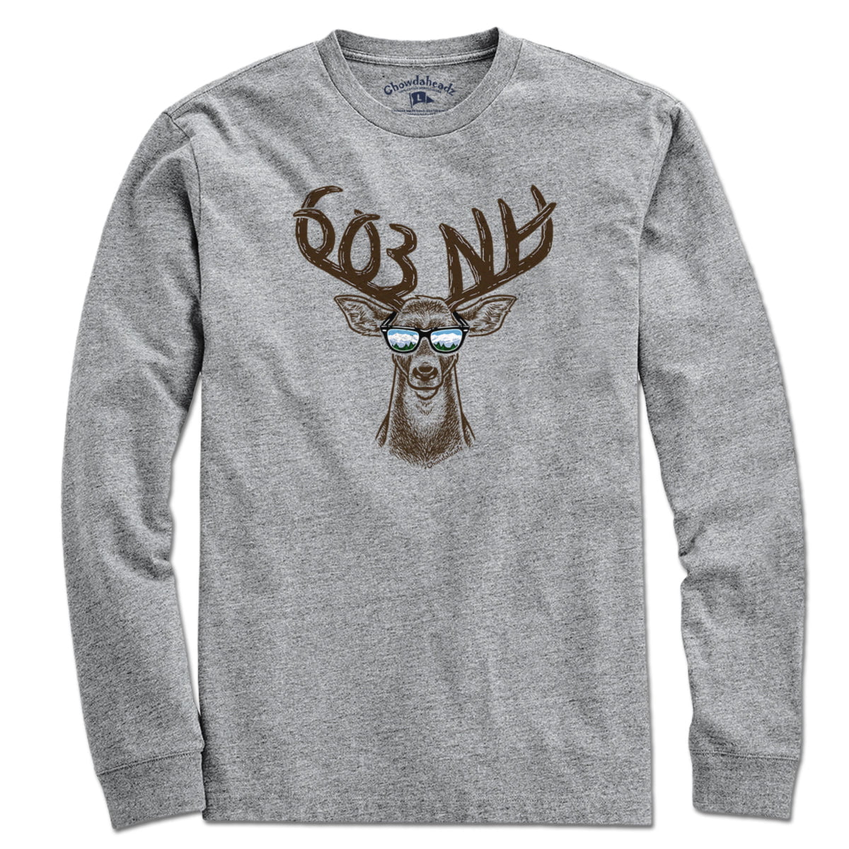 Cool New Hampshire Deer T-Shirt - Chowdaheadz