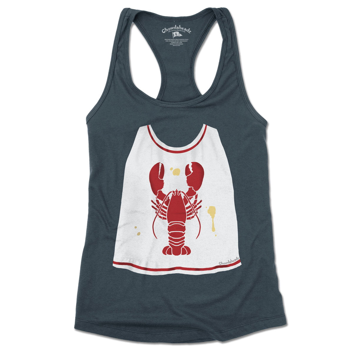 Lobster Bib Women's Tank Top - Chowdaheadz