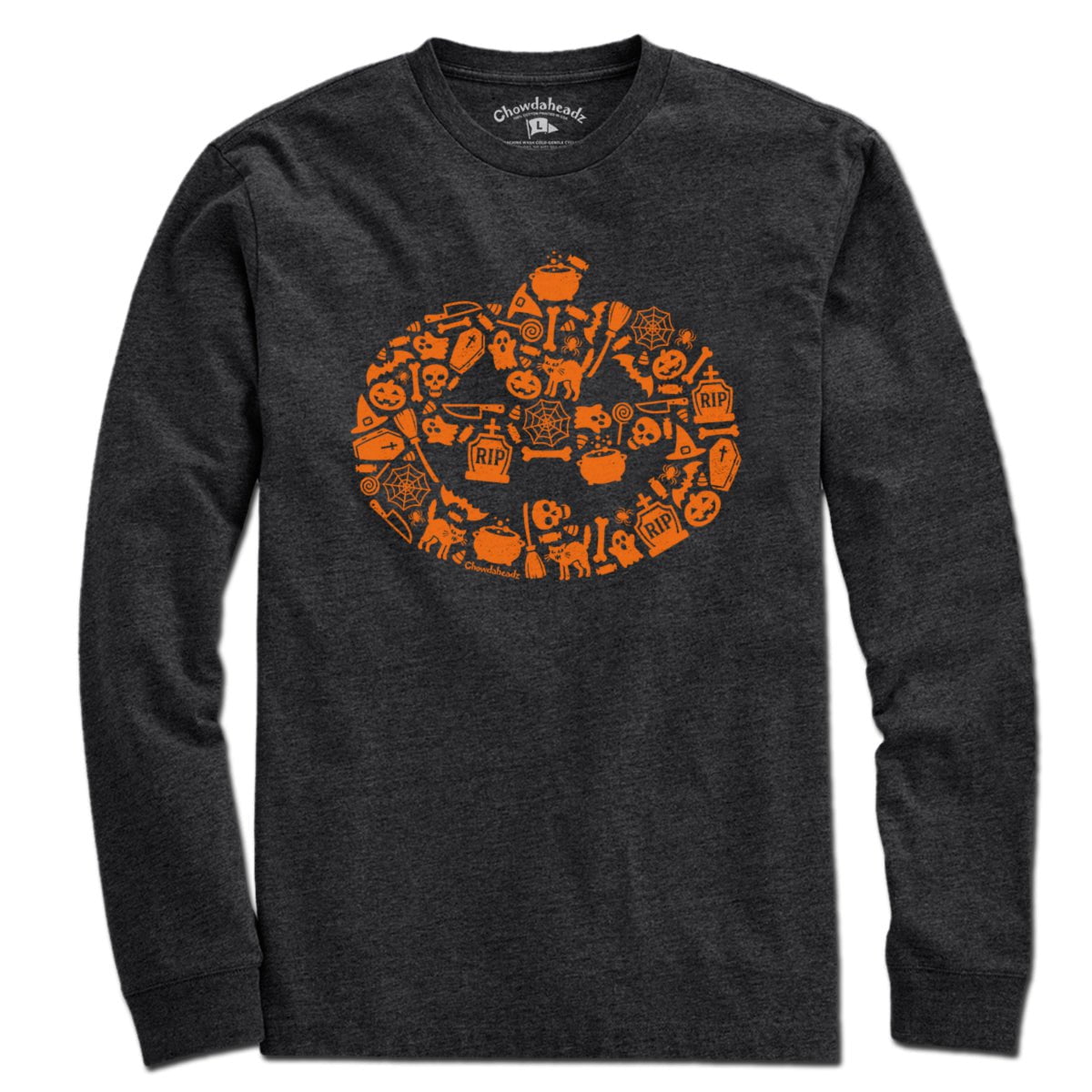 Halloween Icons Pumpkin T-Shirt - Chowdaheadz