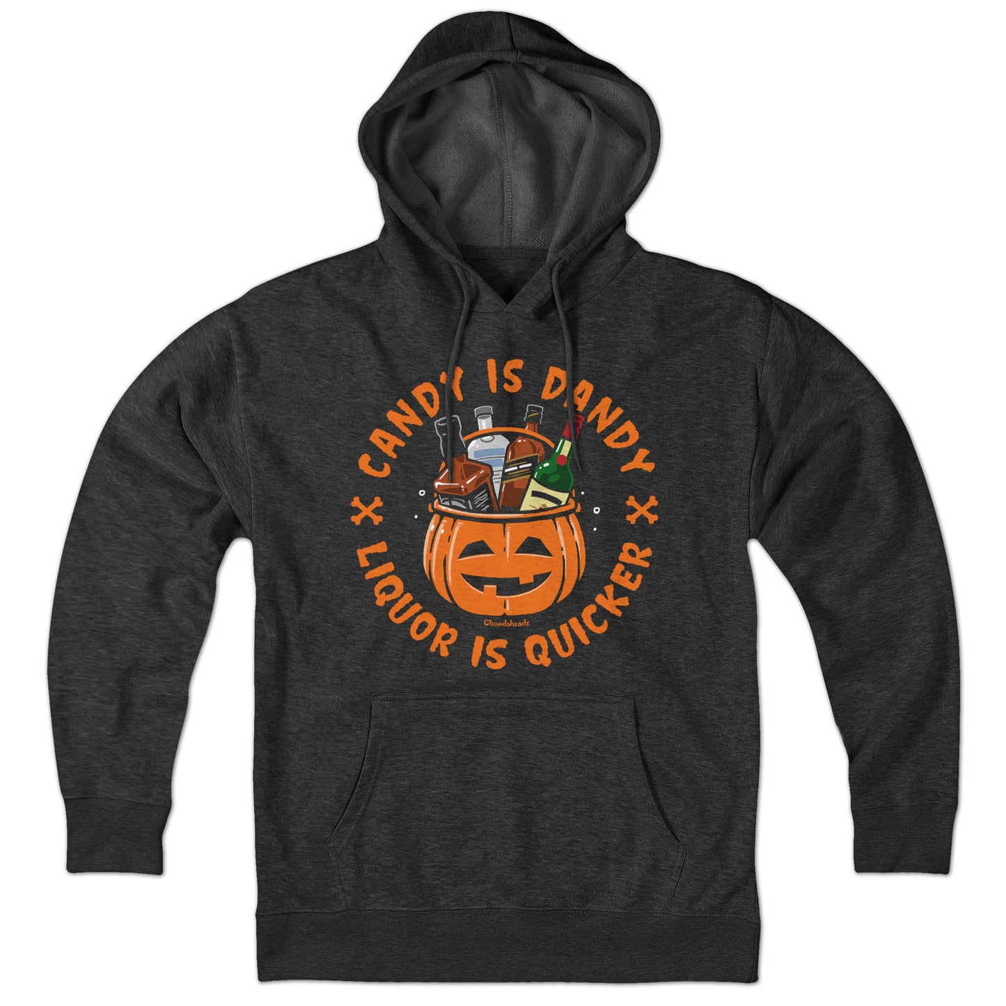 Candy Is Dandy Liquor Is Quicker Halloween Hoodie - Chowdaheadz