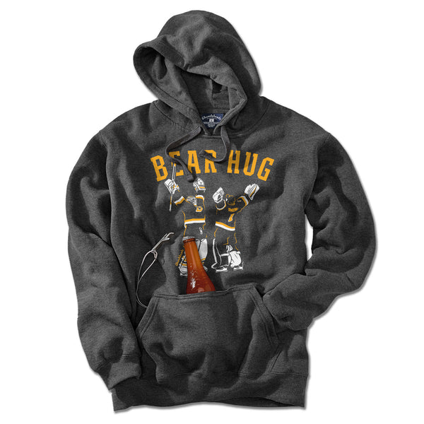 Bear Hug Boston Hockey Tailgater Hoodie Chowdaheadz
