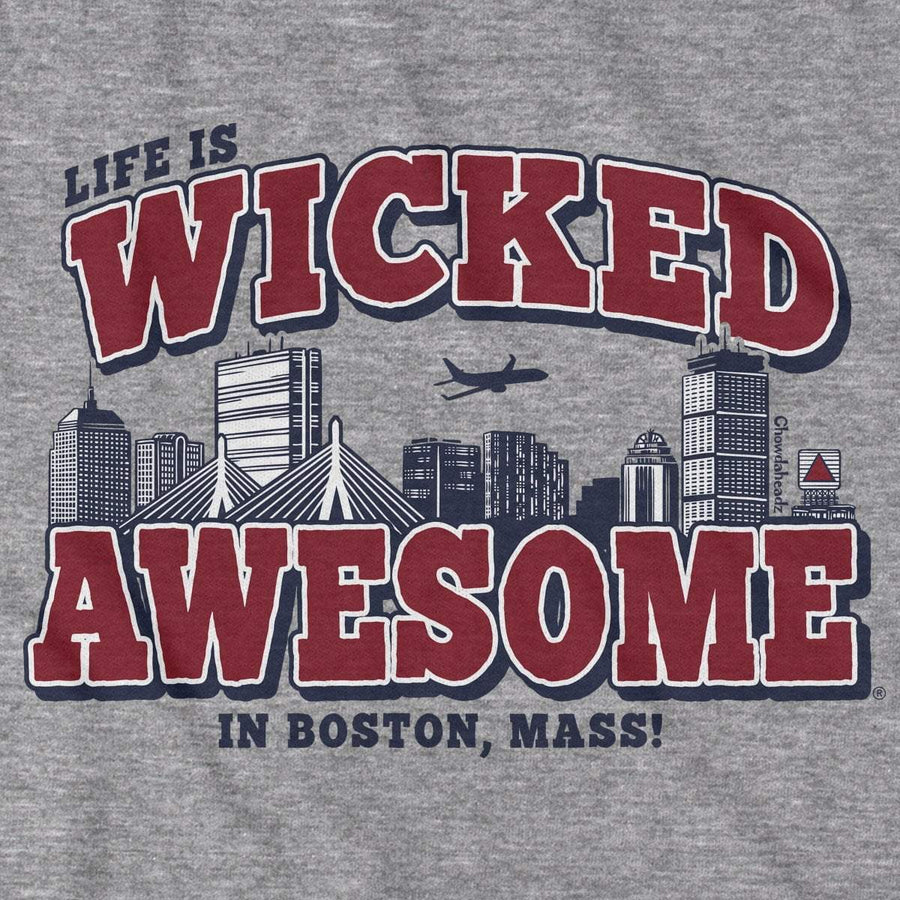 Wicked Awesome Boston Skyline T-Shirt – Chowdaheadz