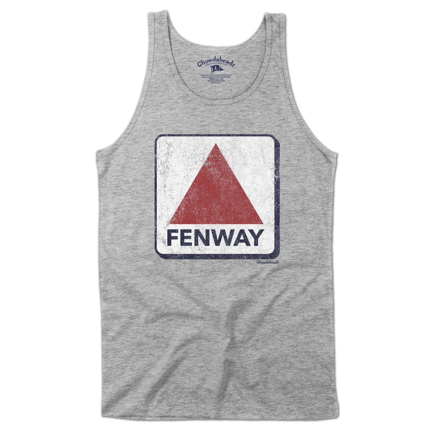 Destressed Fenway Sign Men's Tank Top - Chowdaheadz