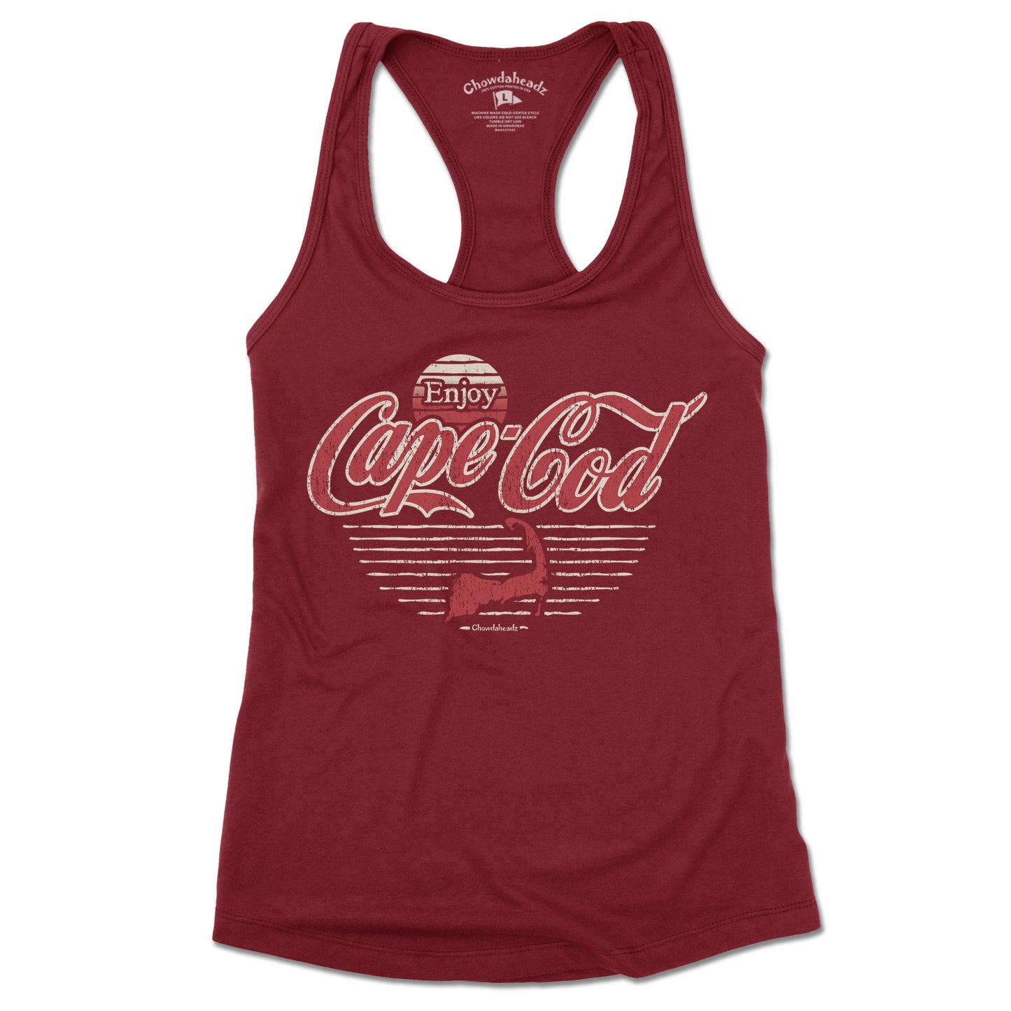 Enjoy Cape Cod Ladies Tank Top - Chowdaheadz