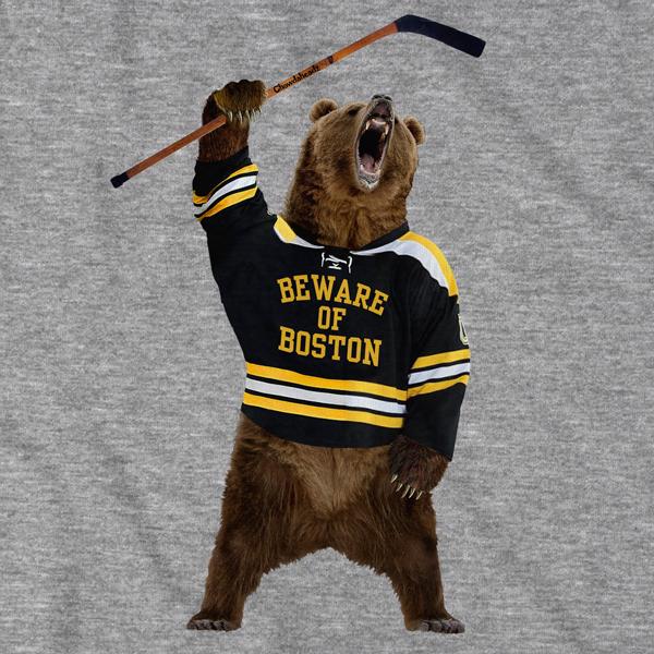 BOSTON BRUINS We Want the Cup  Beware of the Bear!" (LG) T-Shirt