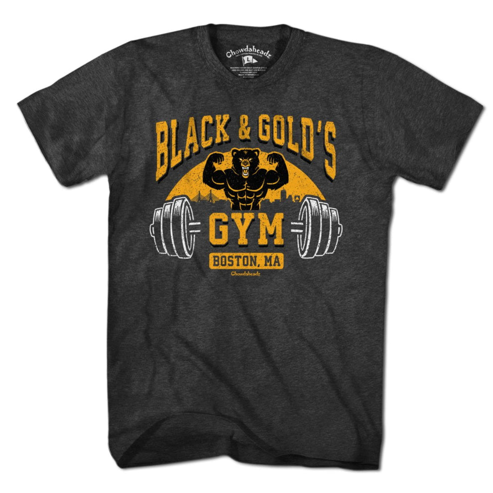 Black & Gold's Gym T-Shirt – Chowdaheadz