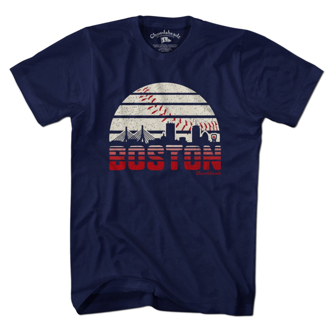 Boston Baseball Skyline T-Shirt – Chowdaheadz