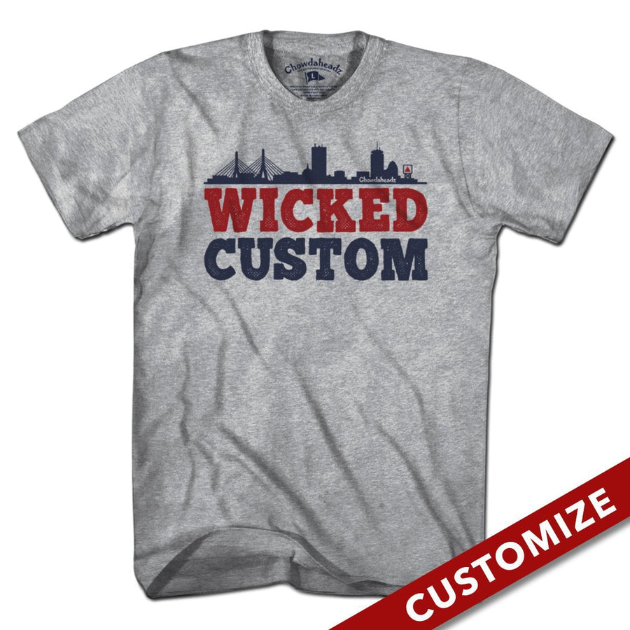 Wicked Awesome Boston Skyline T-Shirt – Chowdaheadz