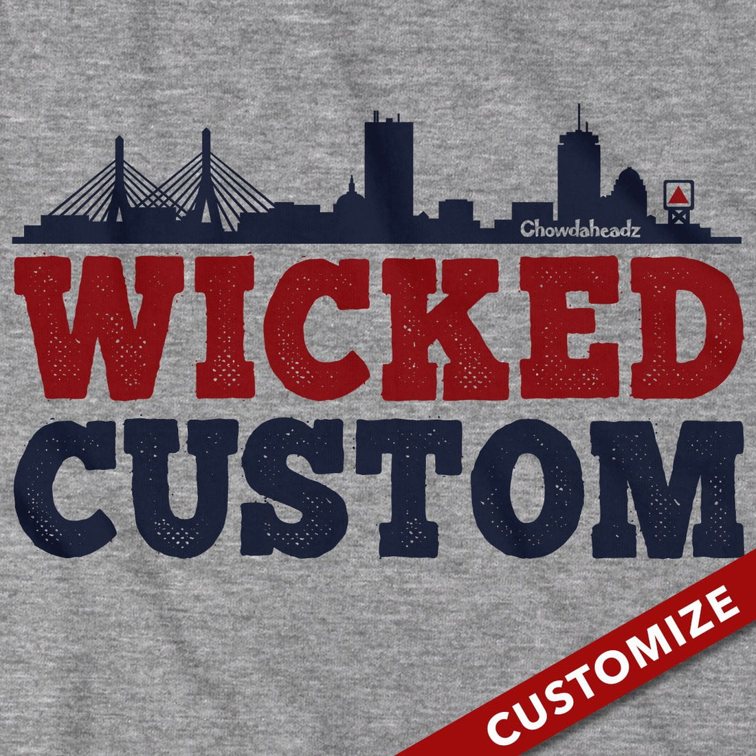 Wicked Awesome Boston Skyline T-Shirt – Chowdaheadz