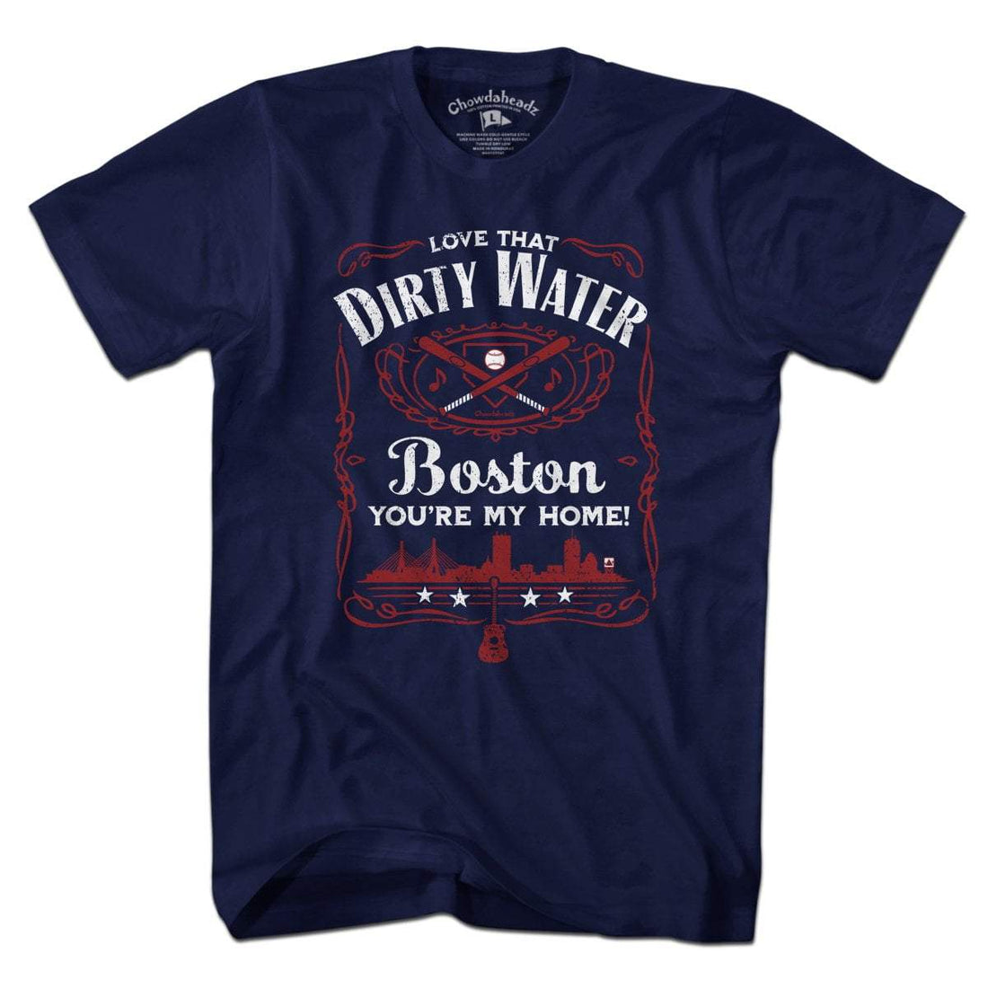 Chowdaheadz Sweet Caroline Dirty Water T-Shirt