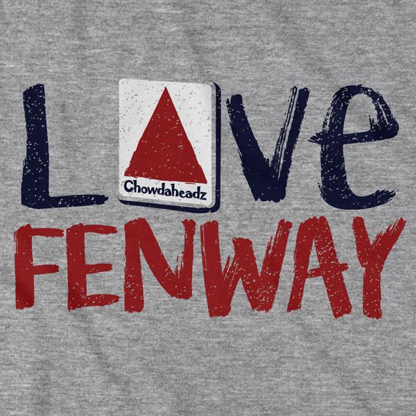 Buy Chowdaheadz Fenway Sign T-Shirt S Gray at