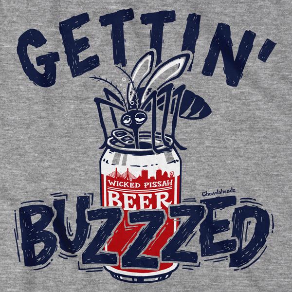Gettin' Buzzzed T-Shirt - Chowdaheadz