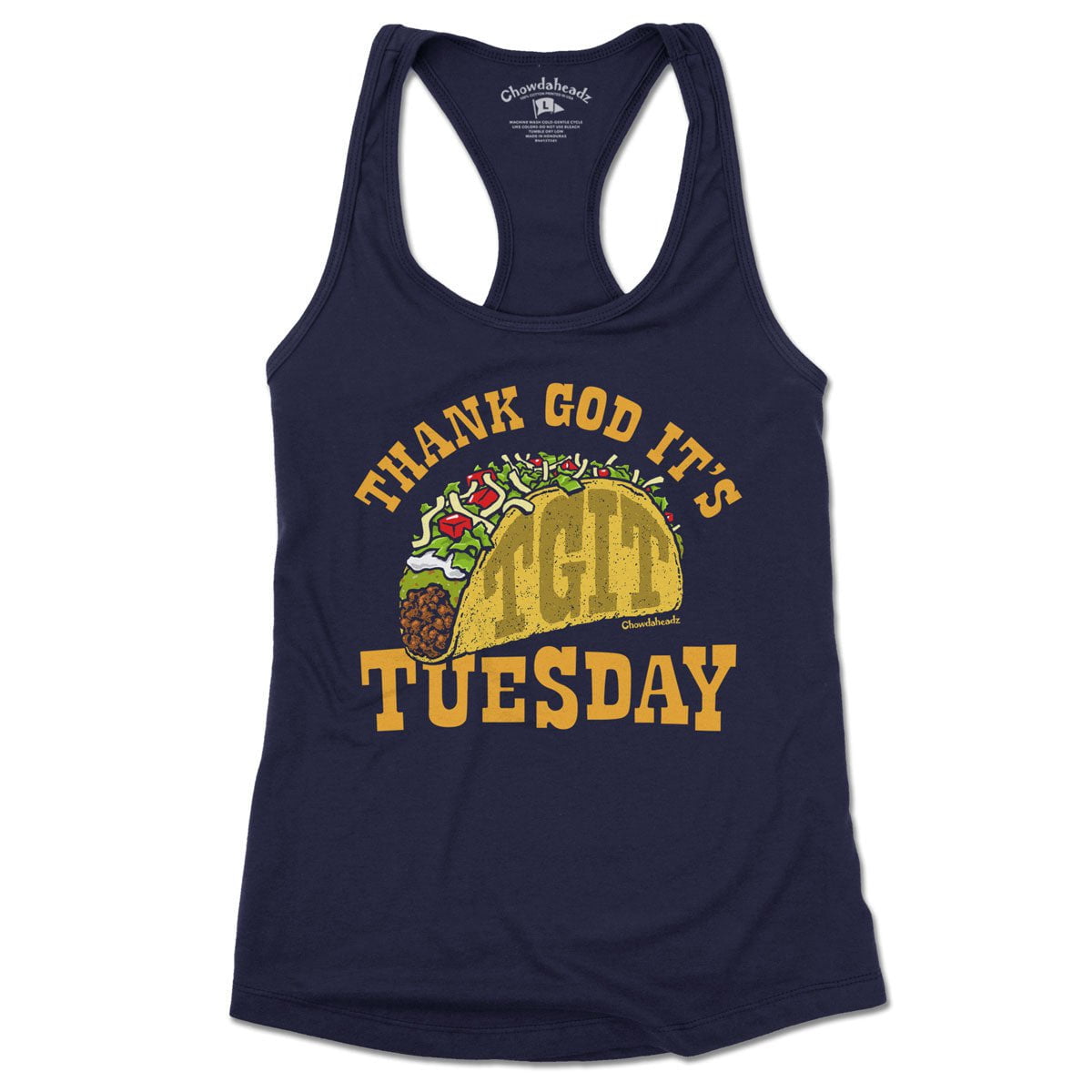 Thank God It's Taco Tuesday Women's Tank Top - Chowdaheadz