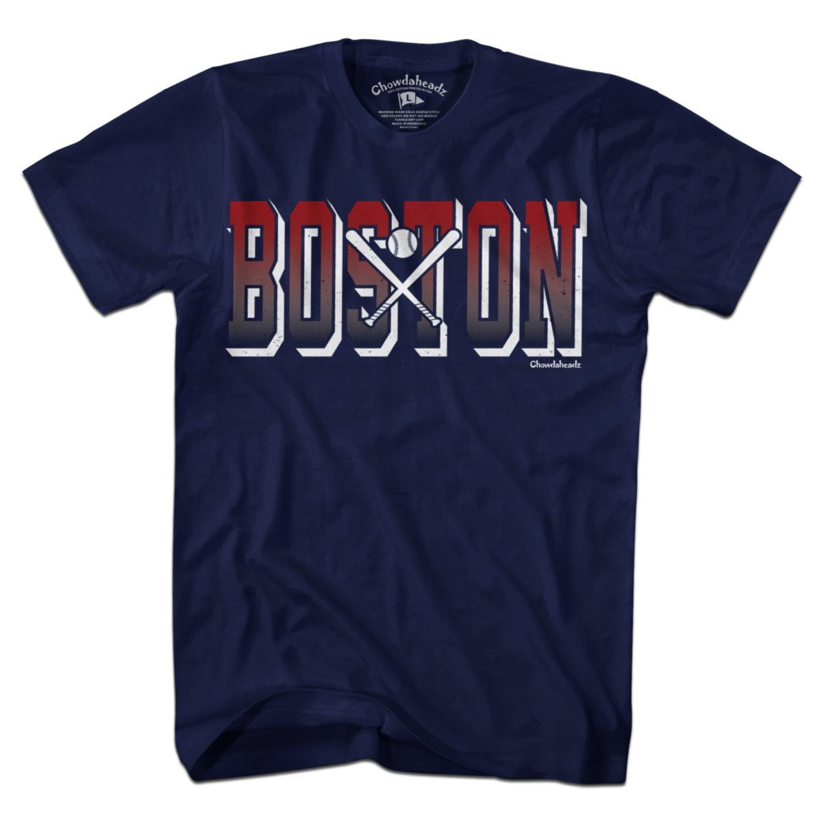Tall Block Boston Baseball T-Shirt – Chowdaheadz