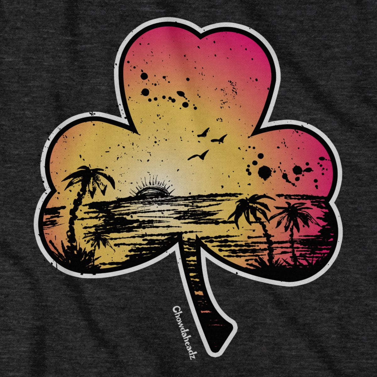 Tropical Shamrock T-Shirt - Chowdaheadz