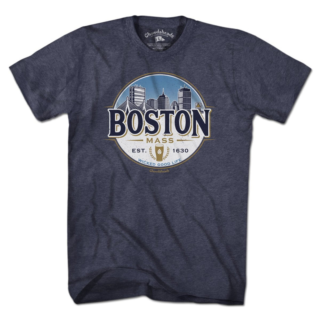 Boston Beer Label T-Shirt – Chowdaheadz