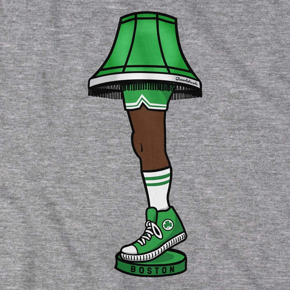 sPOD Boston Basketball Holiday Leg Lamp Youth T-Shirt Youth L