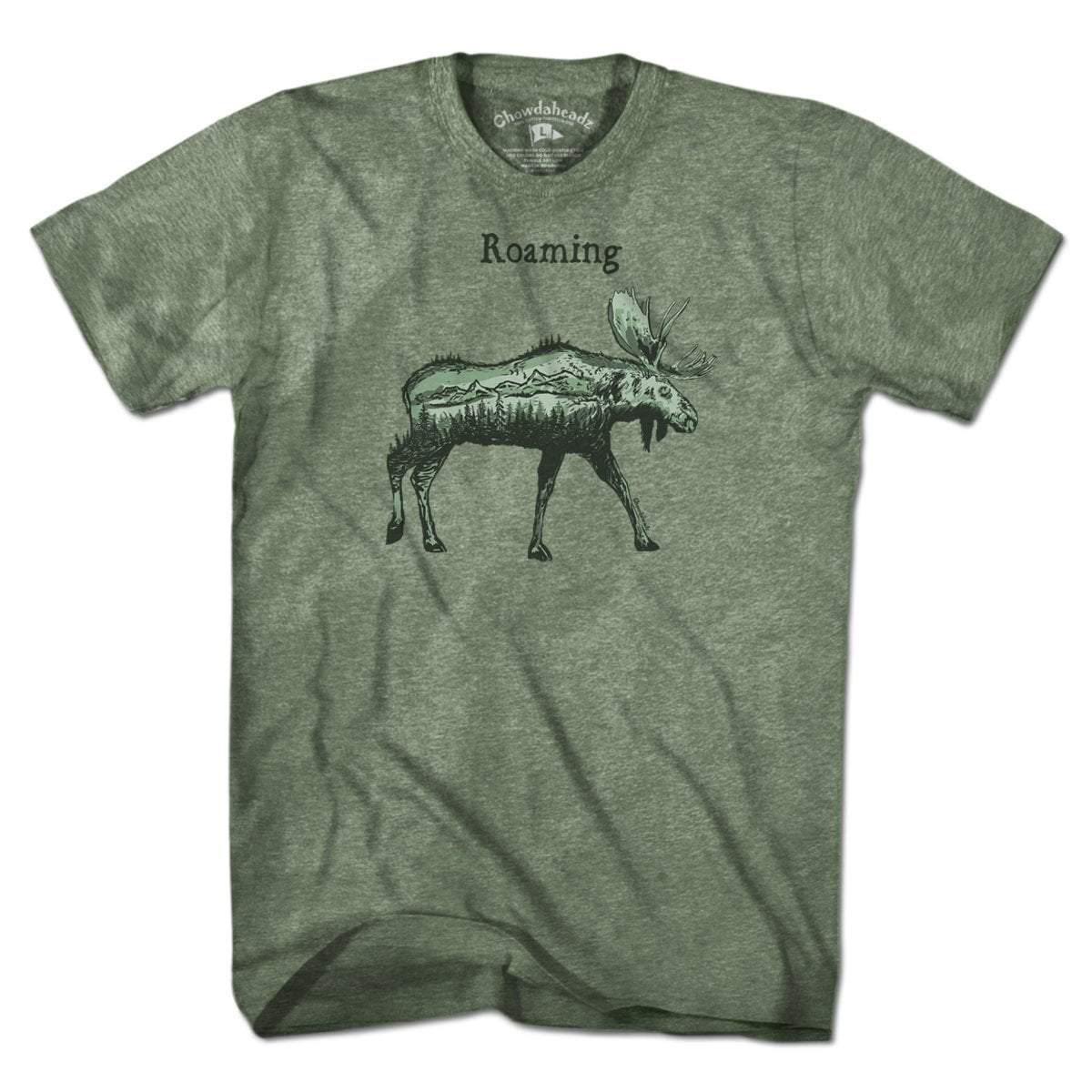 Roaming Moose T-Shirt - Chowdaheadz