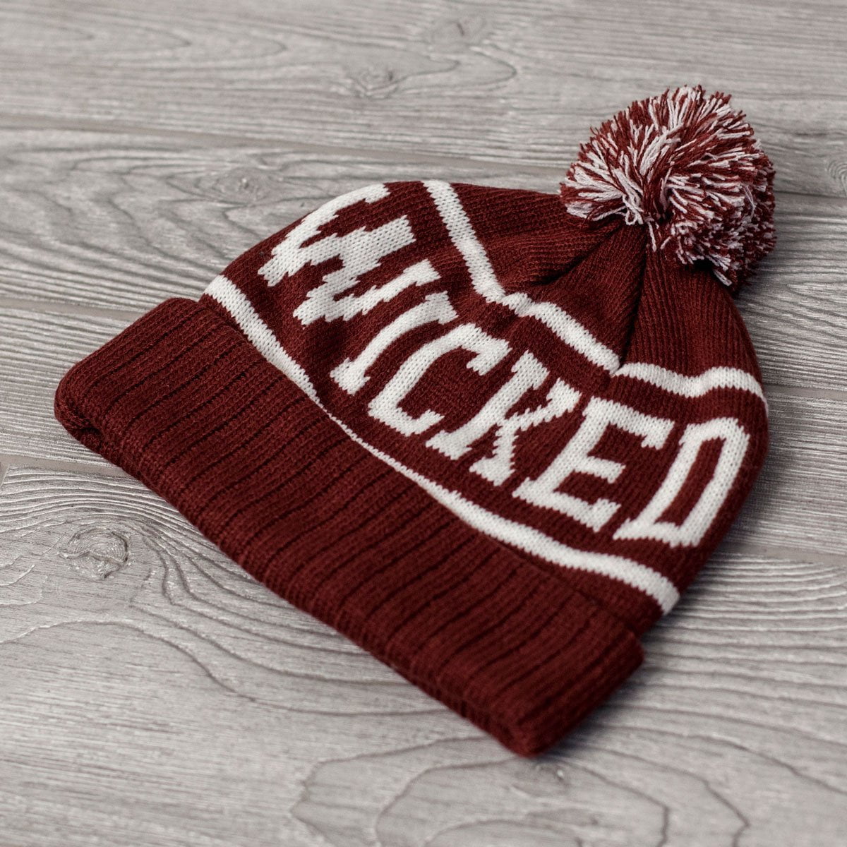 Wicked Smaaht Old School Knit Winter Hat Chowdaheadz