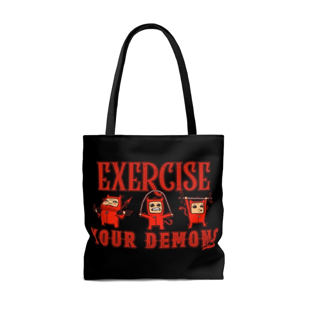 Exercise Your Demons Tote Bag - Chowdaheadz