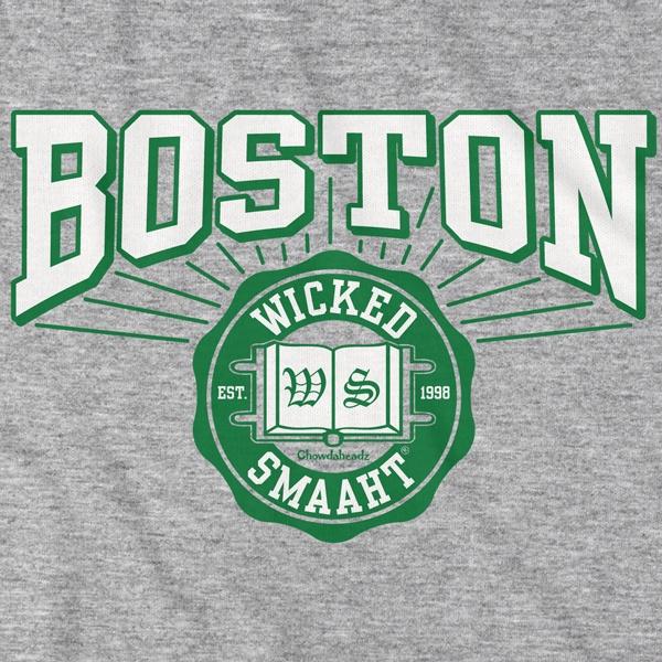 Boston Wicked Smaaht Seal T-Shirt - Chowdaheadz