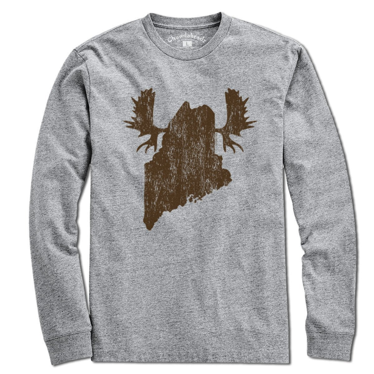 Maine Moose Antlers T-Shirt - Chowdaheadz